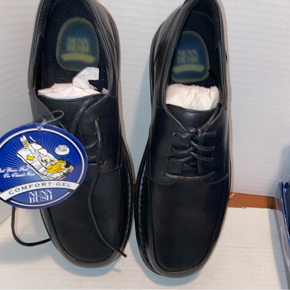 New Nunn Bush Black Oxford Dress Shoes 10.5M Highest quality footwear